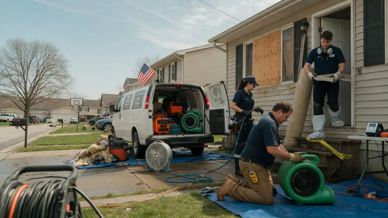 Water Damage Restoration in Leesburg, IN near me